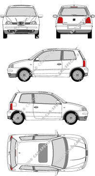 Seat Arosa Hatchback, 2001–2004 (Seat_020)