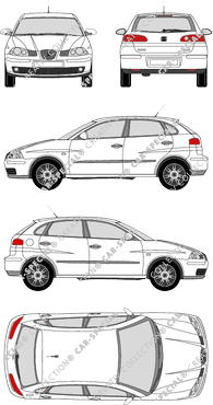 Seat Ibiza Hatchback, 2002–2006 (Seat_022)
