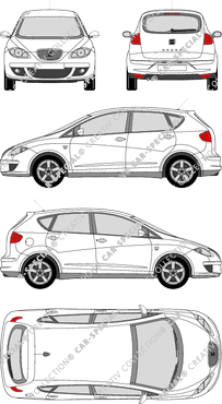 Seat Altea break, 2004–2009 (Seat_024)