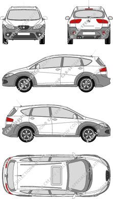 Seat Altea break, 2007–2015 (Seat_030)