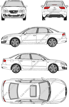 Seat Exeo limusina, 2009–2013 (Seat_034)