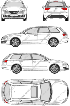 Seat Exeo station wagon, 2009–2013 (Seat_035)