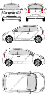 Seat Mii Kombilimousine, 2012–2018 (Seat_038)