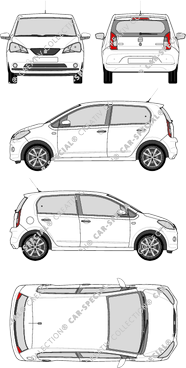 Seat Mii Kombilimousine, 2012–2020 (Seat_039)