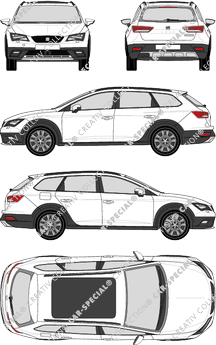 Seat Leon station wagon, a partire da 2014 (Seat_044)