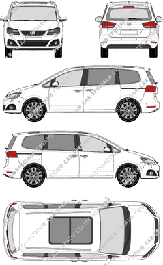 Seat Alhambra Station wagon, 2015–2022 (Seat_046)