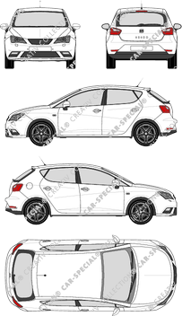 Seat Ibiza Kombilimousine, 2012–2015 (Seat_049)