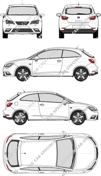 Seat Ibiza Hatchback, 2015–2017 (Seat_053)
