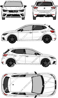 Seat Ibiza Kombilimousine, aktuell (seit 2017) (Seat_055)