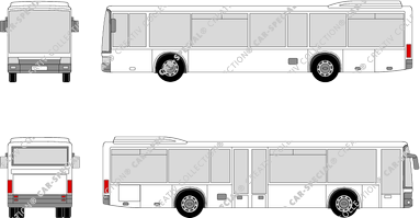 Setra S 315 NF Einzeltür vorn, single door, front, bus