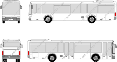 Setra S 315 NF Doppeltür vorn, Dubbele deur, voorzijde, bus