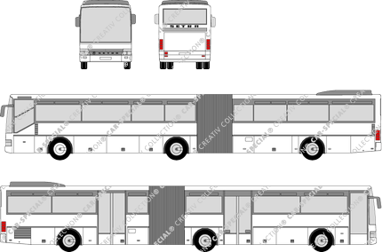 Setra SG 321 UL, bus articulé
