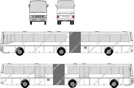 Setra SG 221 UL, articulated bus