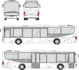 Setra S 415 LE business deurindeling 1, bus (2014)