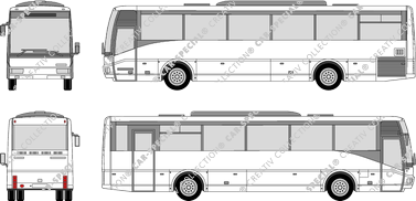 De Simon Intercity IL.4 porte derrière l'essieu arrière, IL.4, porta dietro l'asse posteriore, bus