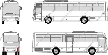 De Simon Intercity IN.3 deur voor de achteras, IN.3, deur voor de achteras, bus