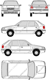 Škoda Felicia, 1998–2001 (Skod_002)