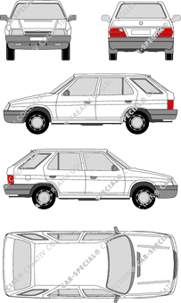 Škoda Forman, station wagon, 5 Doors (1987)