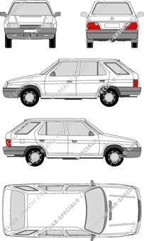 Škoda Forman, Station wagon, 5 Doors (1987)