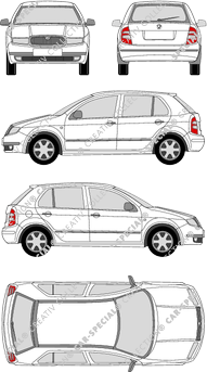 Škoda Fabia Kombilimousine, 1999–2007 (Skod_010)