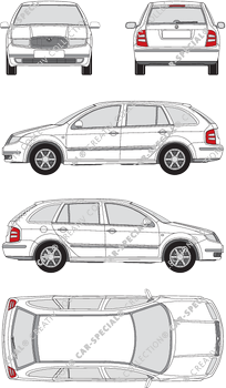 Škoda Fabia Combi, 2000–2007 (Skod_012)