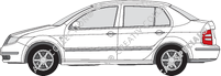 Škoda Fabia Sedan berlina, 2001–2004