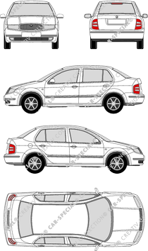 Škoda Fabia Sedan, Sedan, 4 Doors (2001)