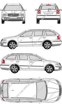 Škoda Octavia Kombi, 2005–2009 (Skod_016)