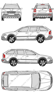 Škoda Octavia Station wagon, 2007–2009 (Skod_019)