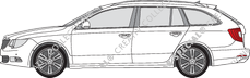 Škoda Superb Combi break, 2009–2013