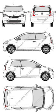 Škoda Citigo, Kombilimousine, 3 Doors (2011)