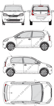 Škoda Citigo Kombilimousine, 2011–2017 (Skod_031)