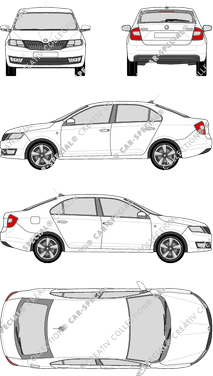 Škoda Rapid Limousine, 2012–2017 (Skod_035)