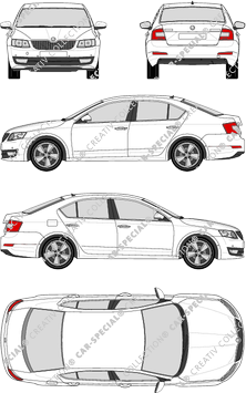 Škoda Octavia, limusina, 4 Doors (2013)