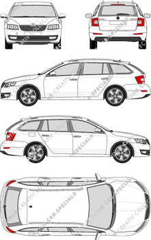 Škoda Octavia Combi break, 2013–2016 (Skod_037)