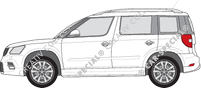 Škoda Yeti station wagon, a partire da 2013