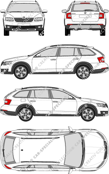 Škoda Octavia Station wagon, 2014–2016 (Skod_043)