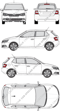 Škoda Fabia Kombilimousine, 2014–2020 (Skod_044)