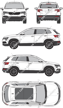 Škoda Karoq break, 2017–2022 (Skod_056)