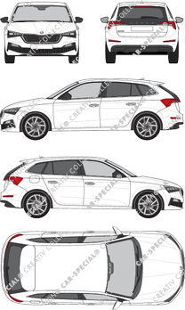 Škoda Scala, 2019–2024 (Skod_057)