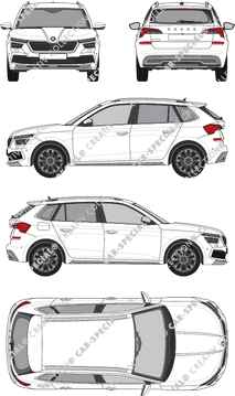 Škoda Kamiq Kombilimousine, aktuell (seit 2019) (Skod_058)