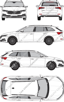 Škoda Octavia Combi Kombi, aktuell (seit 2020) (Skod_059)