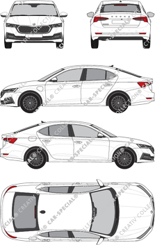 Škoda Octavia Limousine, current (since 2020) (Skod_061)