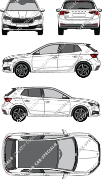 Škoda Fabia, aktuell (seit 2021) (Skod_075)