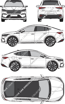 Škoda Enyaq iV Kombilimousine, aktuell (seit 2022) (Skod_079)