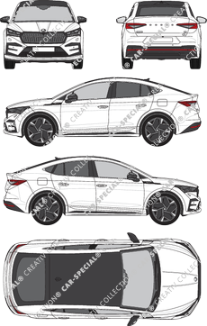 Škoda Enyaq iV Coupé RS, Hatchback, 5 Doors (2022)