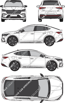 Škoda Enyaq iV Coupé RS, Kombilimousine, 5 Doors (2022)