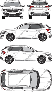 Škoda Kamiq, actueel (sinds 2023) (Skod_087)