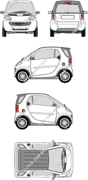 Smart Fortwo Combi coupé, 1998–2002 (Smar_001)