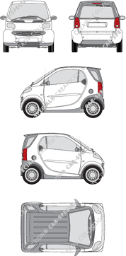 Smart Fortwo, Kombicoupé, 3 Doors (2002)